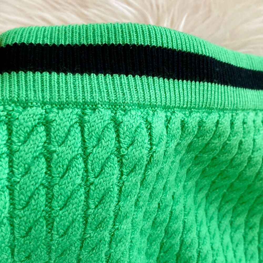 Alice + Olivia Ingrid Wool-Blend Cable Knit Skirt - Picture 6 of 15